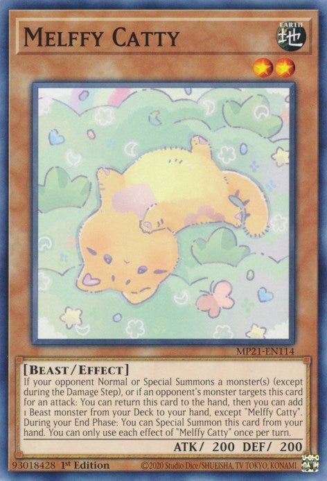 Image for Melffy Catty (MP21-EN114) (MP21) - YuGiOh