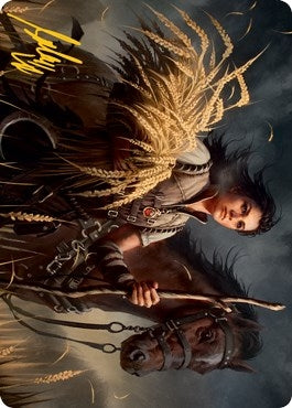 Image for Ambitious Farmhand Art Card (Gold-Stamped Signature) (11) (Innistrad: Midnight Hunt) - Magic: The Gathering