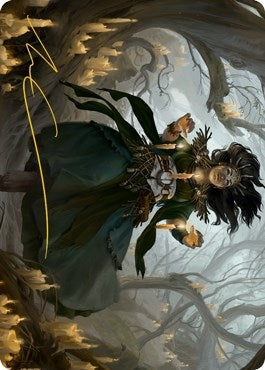 Image for Candlegrove Witch Art Card (15/81) (Gold-Stamped Signature) (15) (Innistrad: Midnight Hunt) - Magic: The Gathering