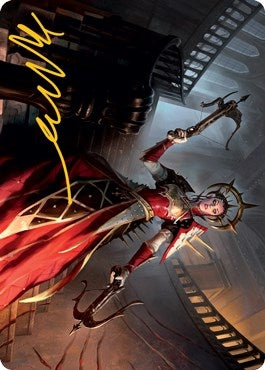 Image for Bloodthirsty Adversary Art Card (Gold-Stamped Signature) (41) (Innistrad: Midnight Hunt) - Magic: The Gathering