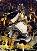 Image for Candlegrove Witch Art Card (76/81) (Gold-Stamped Signature) (76) (Innistrad: Midnight Hunt) - Magic: The Gathering