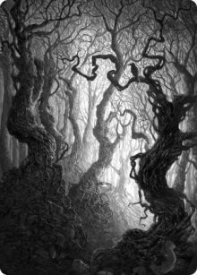 Image for Forest Art Card (80/81) (80) (Innistrad: Midnight Hunt) - Magic: The Gathering