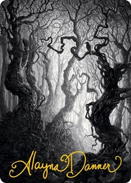 Image for Forest Art Card (80/81) (Gold-Stamped Signature) (80) (Innistrad: Midnight Hunt) - Magic: The Gathering