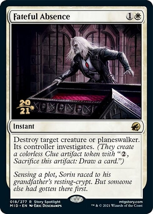 Image for Fateful Absence (18) (Prerelease Cards) - Magic: The Gathering