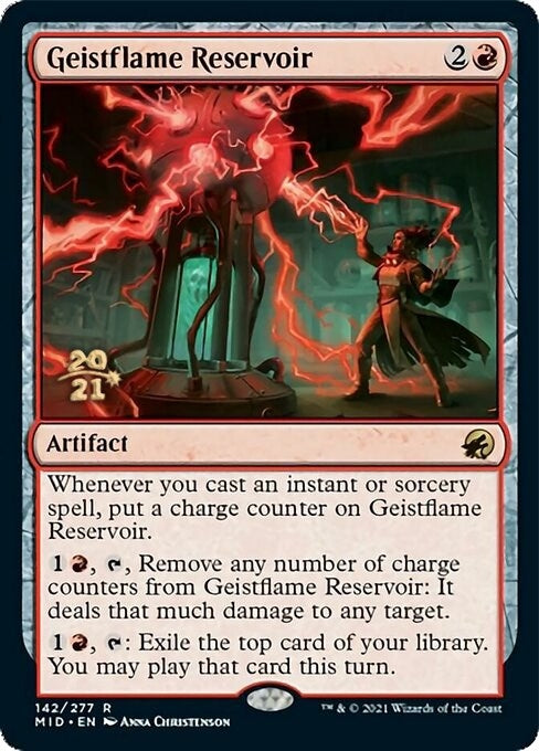Image for Geistflame Reservoir (142) (Prerelease Cards) - Magic: The Gathering