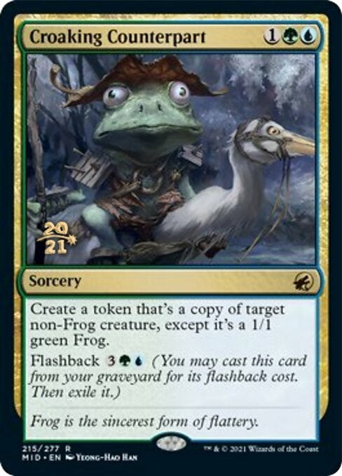 Image for Croaking Counterpart (215) (Prerelease Cards) - Magic: The Gathering