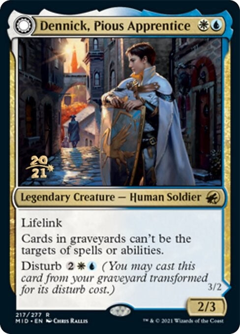 Image for Dennick, Pious Apprentice (217) (Prerelease Cards) - Magic: The Gathering
