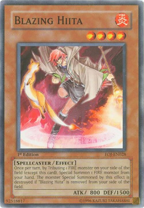 Image for Blazing Hiita (EOJ-EN028) (EOJ) - YuGiOh