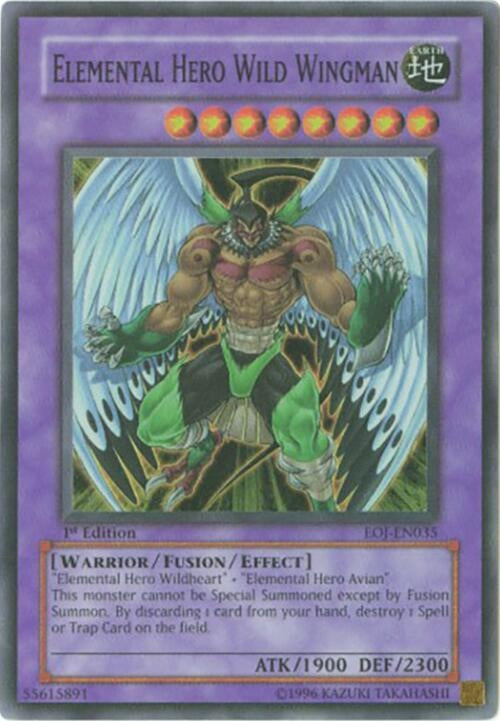 Image for Elemental Hero Wild Wingman (EOJ-EN035) (EOJ) - YuGiOh