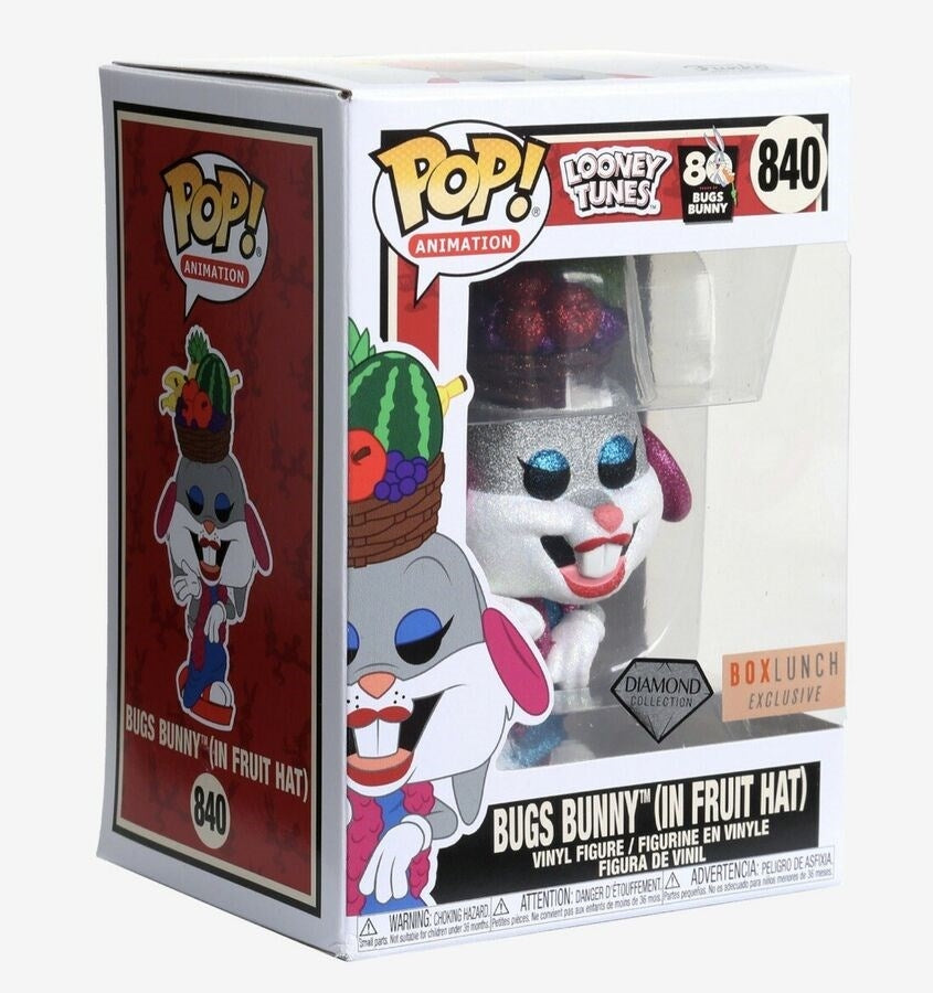 Image for Looney Tunes: Bugs Bunny (In Fruit Hat) (Diamond Collection) (Box Lunch Exclusive) - Funko