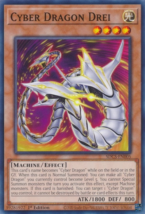 Image for Cyber Dragon Drei (SDCS-EN005) (SDCS) - YuGiOh