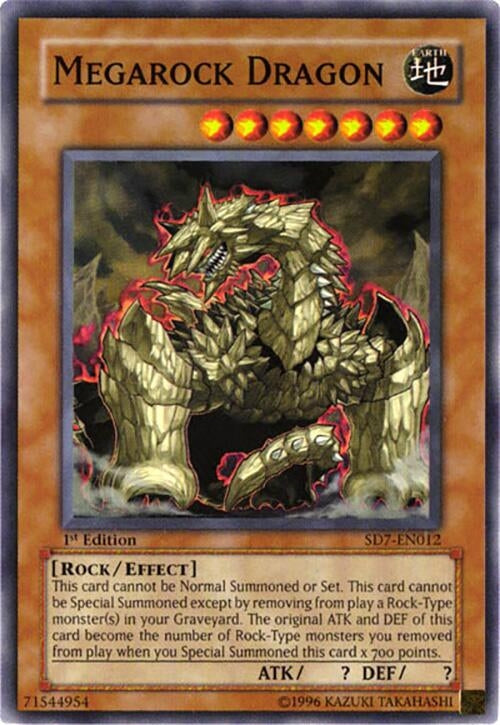 Image for Megarock Dragon (SD7-EN012) - YuGiOh