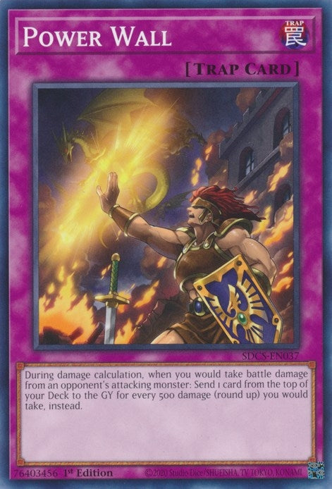 Image for Power Wall (SDCS-EN037) (SDCS) - YuGiOh