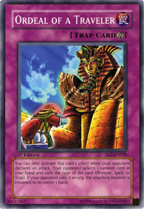 Image for Ordeal of a Traveler (SD7-EN030) - YuGiOh