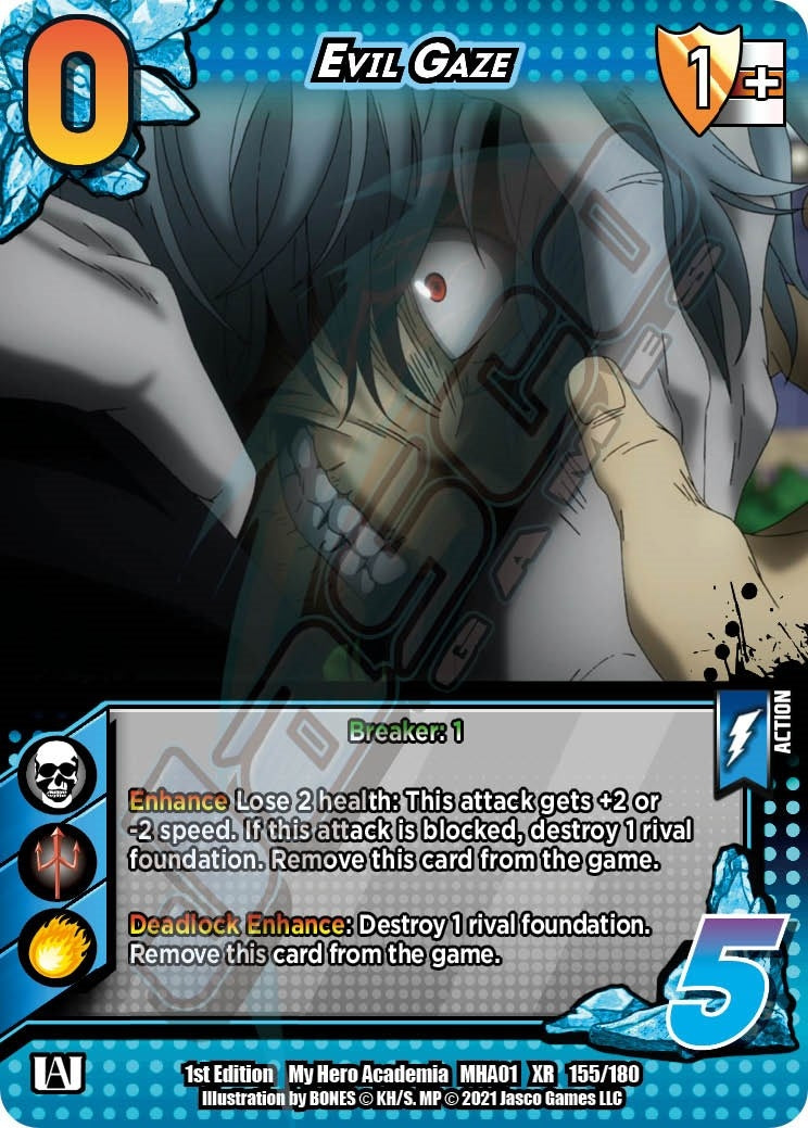 Image for Evil Gaze (XR) (155/180) (UniVersus: My Hero Academia) - UniVersus