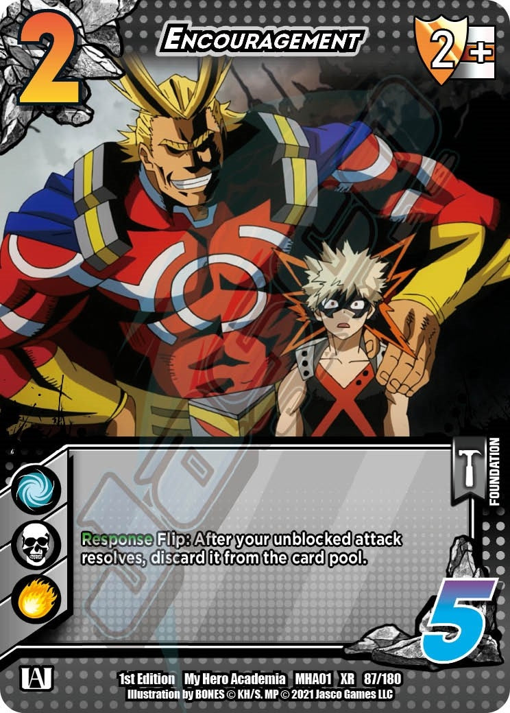 Encouragement (XR) (87/180) (UniVersus: My Hero Academia)
