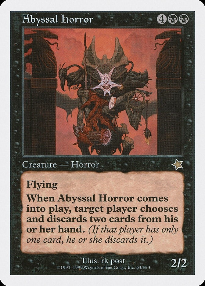 Image for Abyssal Horror (63) (Starter 1999) - Magic: The Gathering