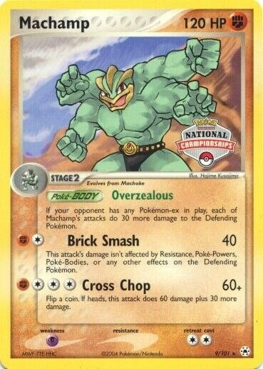 Image for Machamp - 9/101 (National Championships) (009/101) (PR) - Pokemon