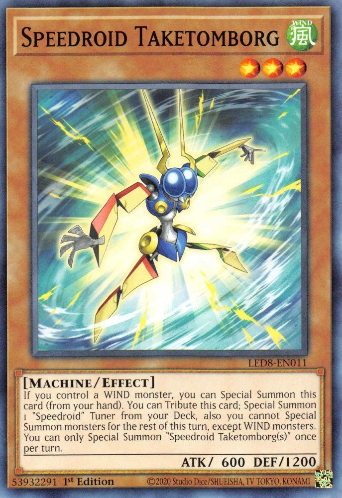 Image for Speedroid Taketomborg (LED8-EN011) (LED8) - YuGiOh