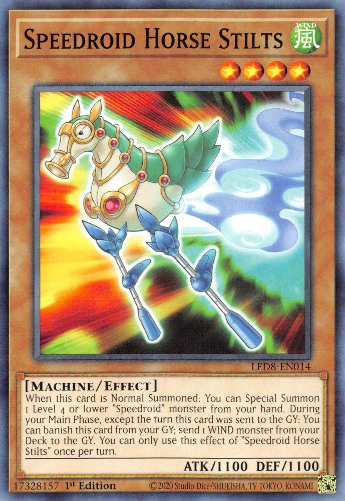 Image for Speedroid Horse Stilts (LED8-EN014) (LED8) - YuGiOh