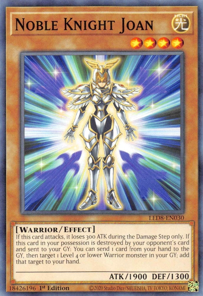 Image for Noble Knight Joan (LED8-EN030) (LED8) - YuGiOh