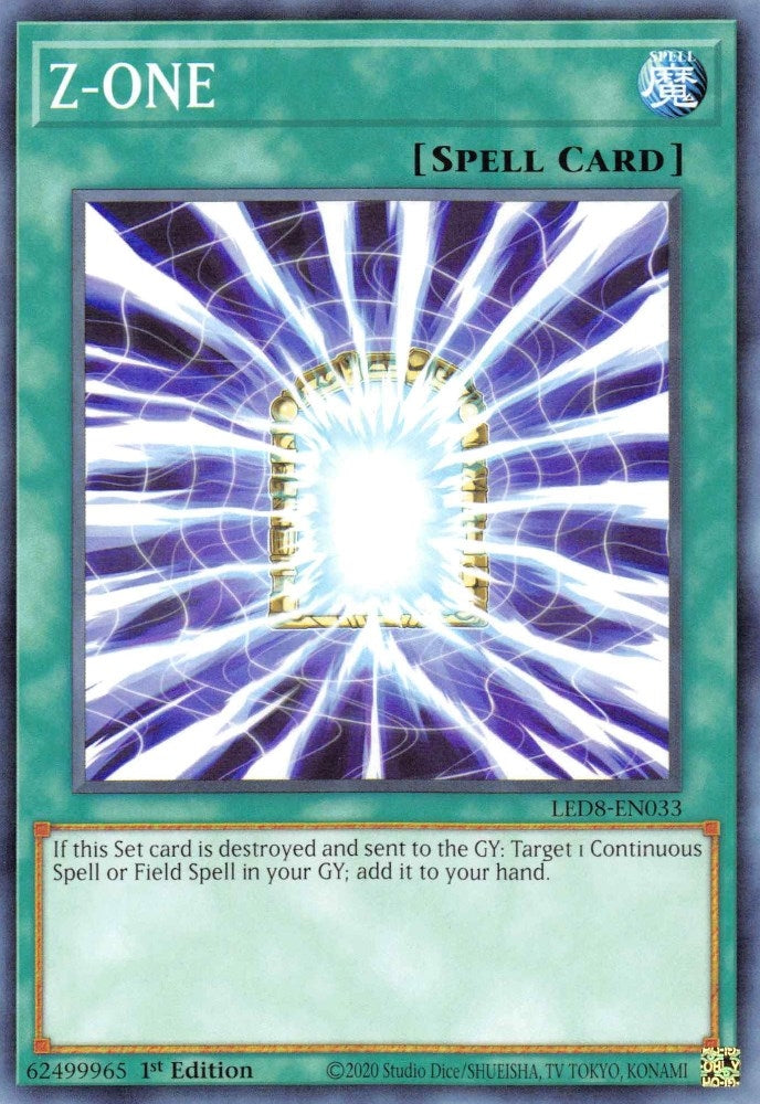 Image for Z-ONE (LED8-EN033) (LED8) - YuGiOh
