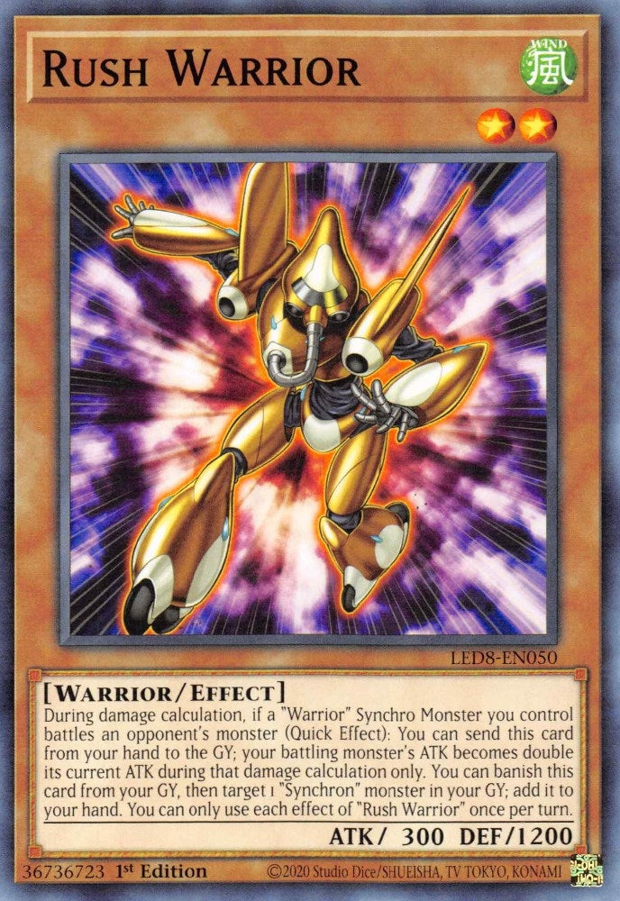 Image for Rush Warrior (LED8-EN050) (LED8) - YuGiOh