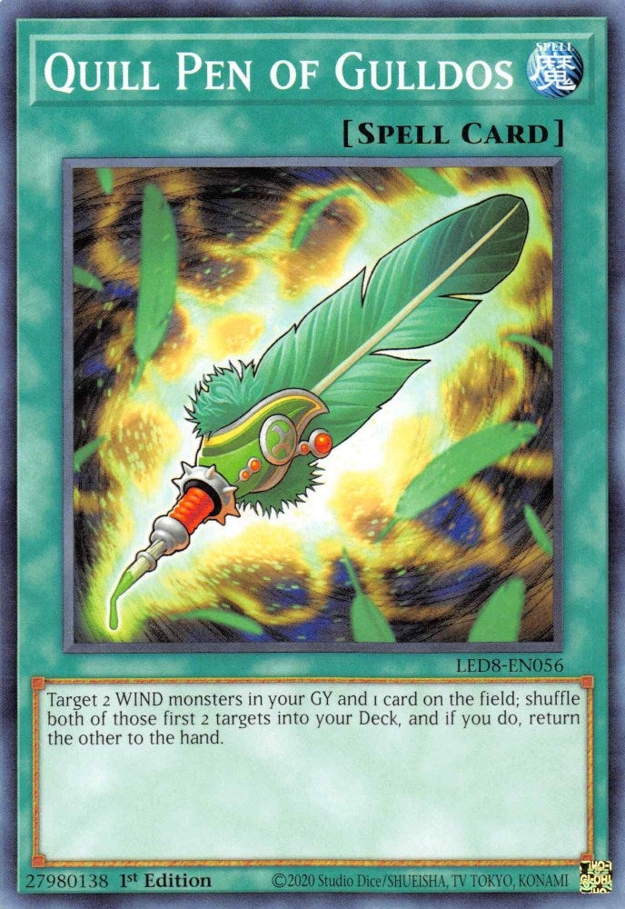 Image for Quill Pen of Gulldos (LED8-EN056) (LED8) - YuGiOh