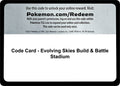 Image for Code Card - Evolving Skies Build & Battle Stadium (SWSH07) - Pokemon