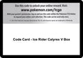 Image for Code Card - Ice Rider Calyrex V Box (SWSH06) - Pokemon