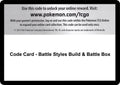 Image for Code Card - Battle Styles Build & Battle Box (SWSH05) - Pokemon