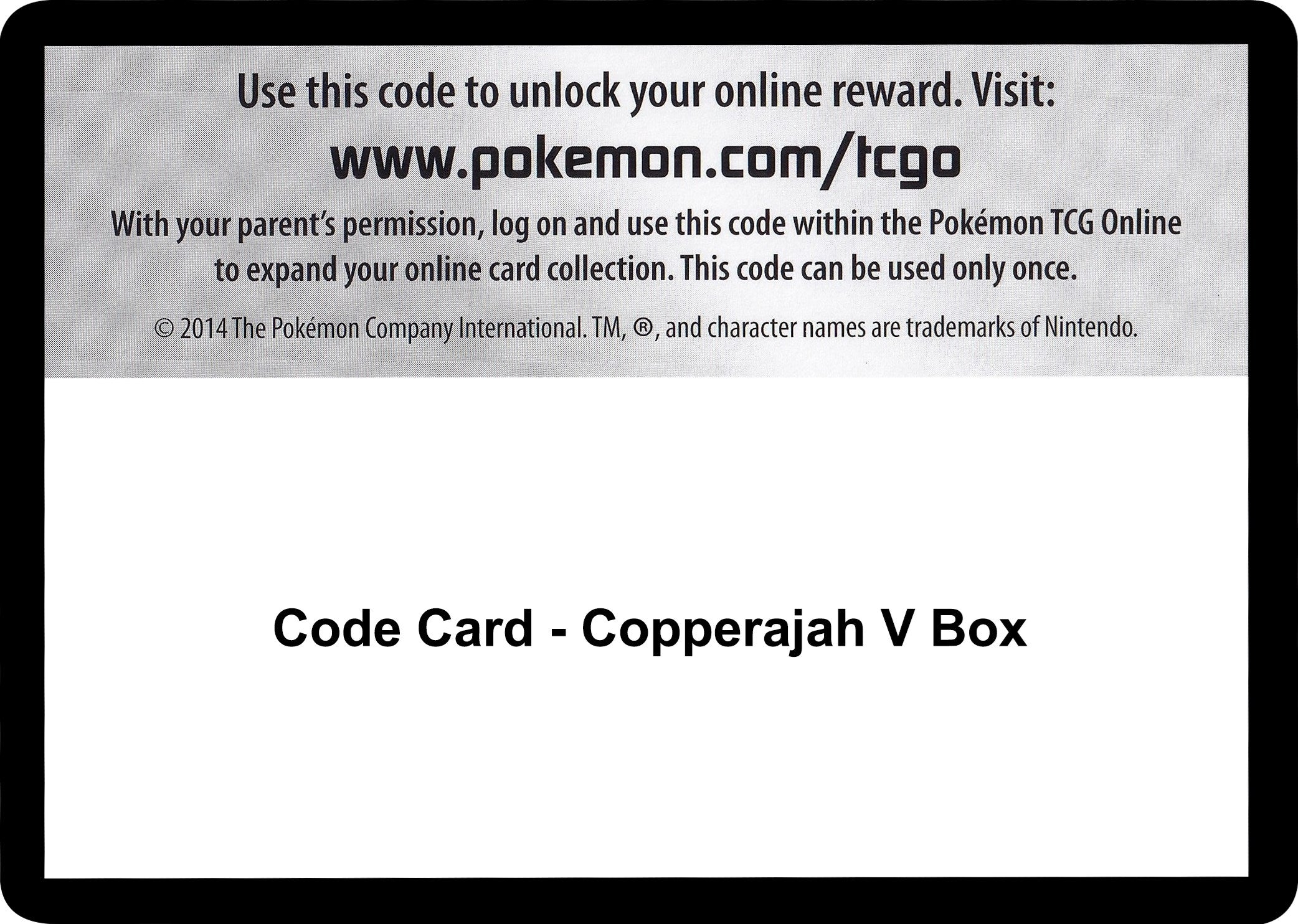 Image for Code Card - Copperajah V Box (SWSH02) - Pokemon