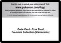 Image for Code Card - True Steel Premium Collection [Zamazenta] (SWSH03) - Pokemon