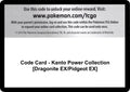 Image for Code Card - Kanto Power Collection [Dragonite EX/Pidgeot EX] (EVO) - Pokemon
