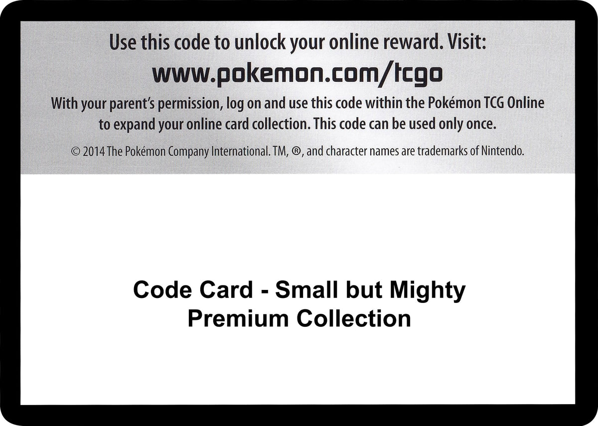 Image for Code Card - Small but Mighty Premium Collection (MCAP) - Pokemon