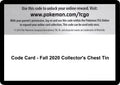Image for Code Card - Fall 2020 Collector's Chest Tin (SWSH04) - Pokemon