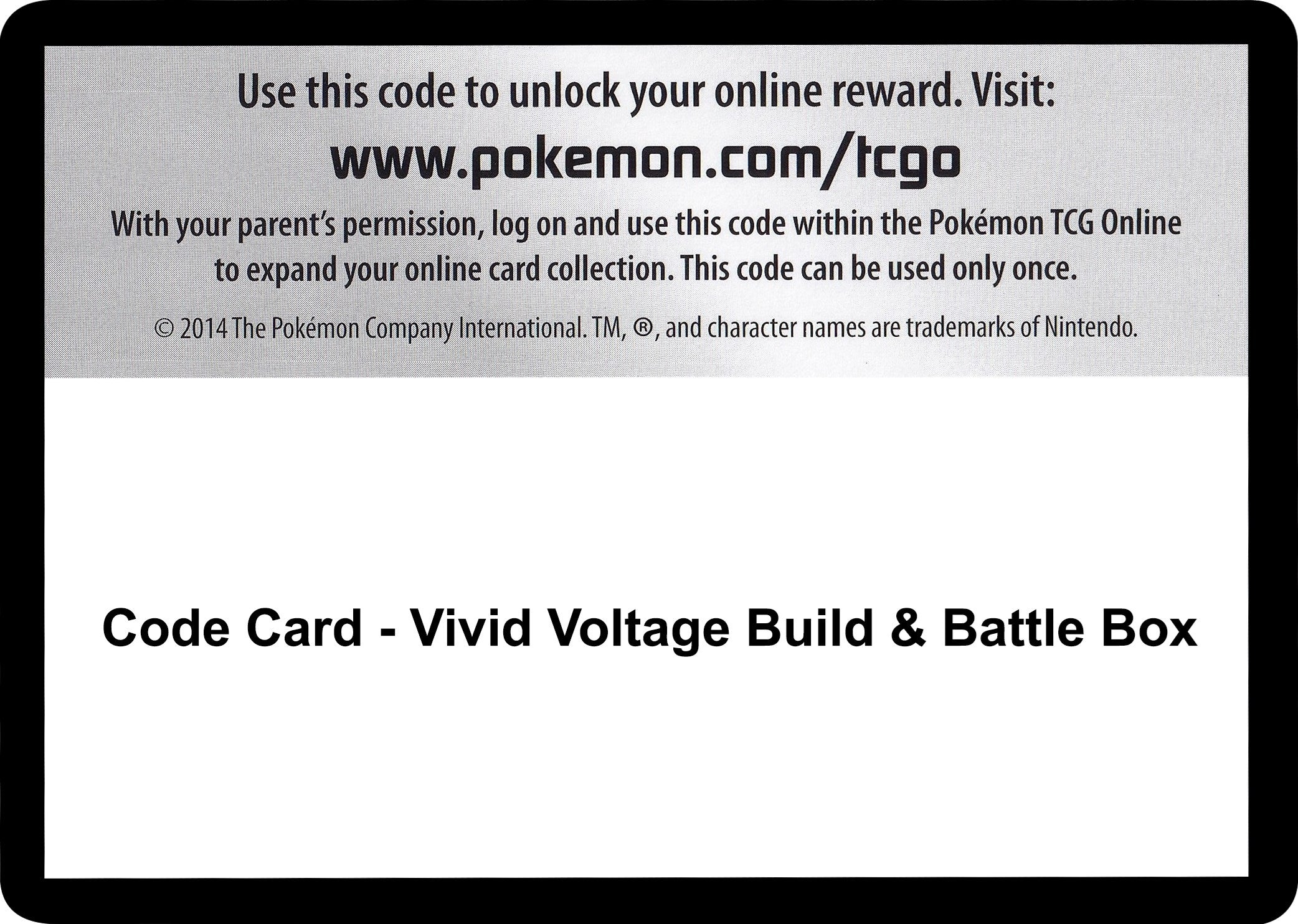 Image for Code Card - Vivid Voltage Build & Battle Box (SWSH04) - Pokemon