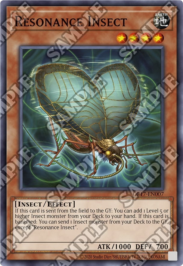Image for Resonance Insect (OP17-EN007) (OP17) - YuGiOh