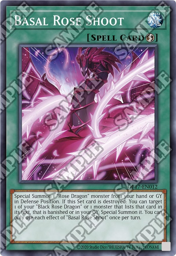 Image for Basal Rose Shoot (OP17-EN012) (OP17) - YuGiOh