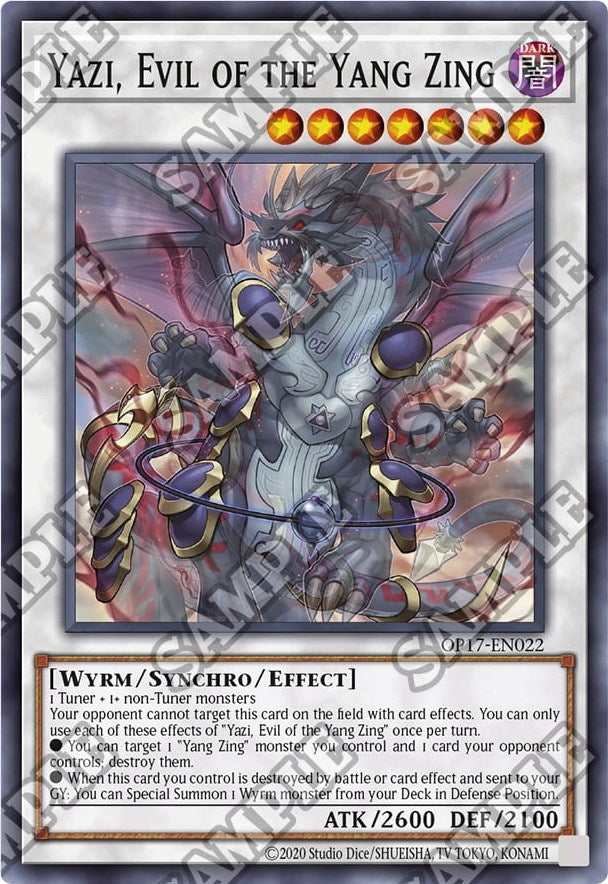 Image for Yazi, Evil of the Yang Zing (OP17-EN022) (OP17) - YuGiOh
