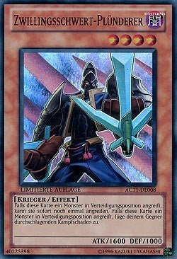 Image for Twin-Sword Marauder (German) - "Zwillingsschwert-Plunderer" (AC11-DE008) (AC11) - YuGiOh