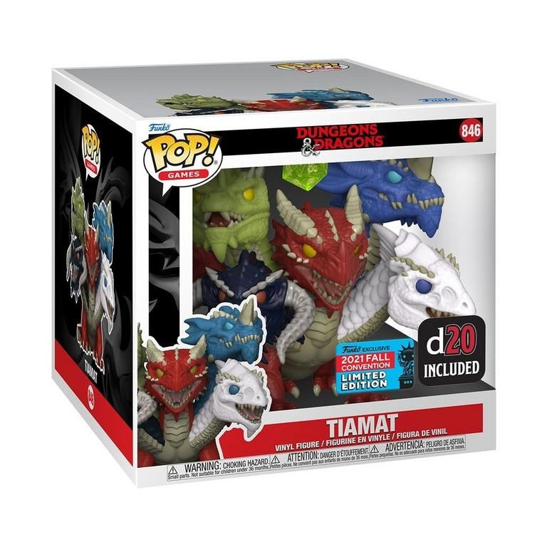 Image for Dungeons and Dragons: Tiamat (with D20) (NYCC Exclusive) - Funko