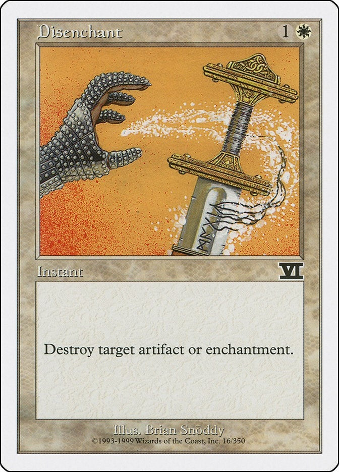 Image for Disenchant (16) (Classic Sixth Edition) - Magic: The Gathering