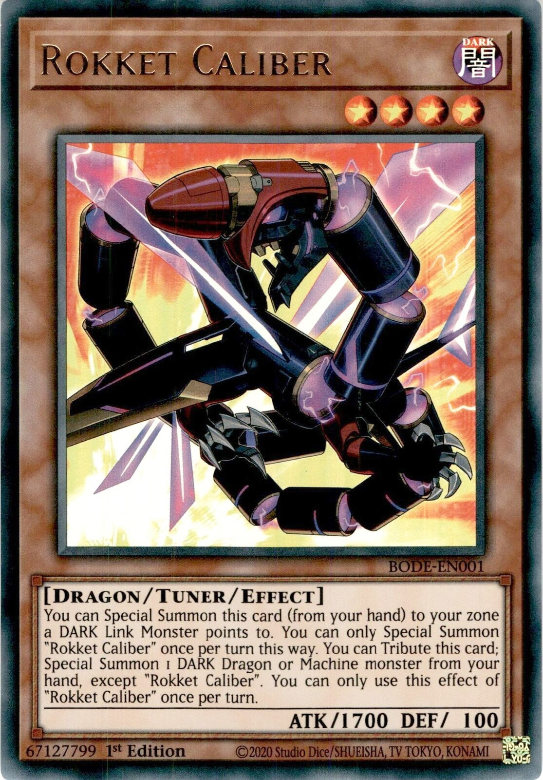 Image for Rokket Caliber (BODE-EN001) (BODE) - YuGiOh