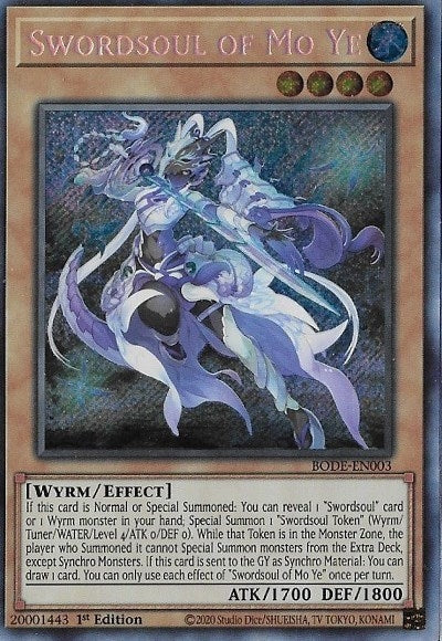 Image for Swordsoul of Mo Ye (BODE-EN003) (BODE) - YuGiOh
