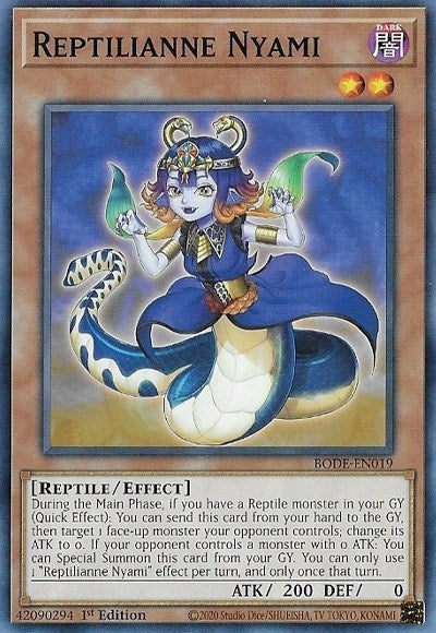 Image for Reptilianne Nyami (BODE-EN019) (BODE) - YuGiOh