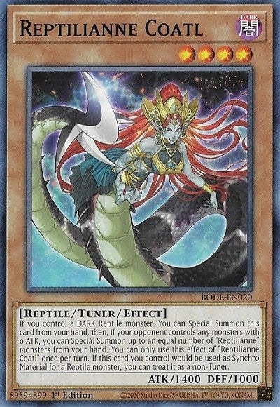 Image for Reptilianne Coatl (BODE-EN020) (BODE) - YuGiOh
