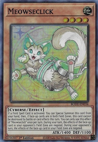 Image for Meowseclick (BODE-EN034) (BODE) - YuGiOh