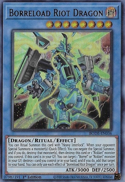 Image for Borreload Riot Dragon (BODE-EN036) (BODE) - YuGiOh