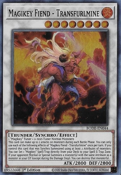 Image for Magikey Fiend - Transfurlmine (BODE-EN044) (BODE) - YuGiOh